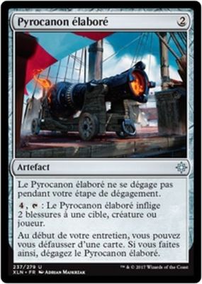 MTG Magic XLN FOIL - Elaborate Firecannon/Pyrocanon aufwendig, French/VF