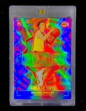 DALTON KNECHT ROOKIE SPLATTER REFRACTOR SP INSERT RC PANINI 2024-25 - LAKERS