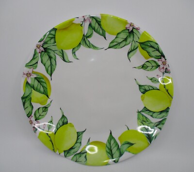 Q SQUARED LIMONATA MELAMINE DINNER PLATE 10 1/2