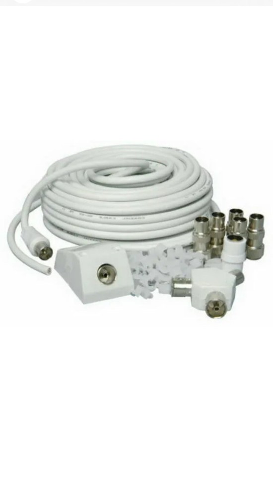 TV Cable Extension Kit, 15m PIFCO eBay