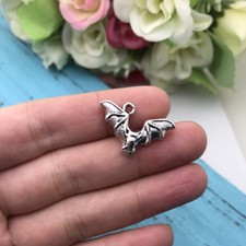 5pcs Wolf Charm Tibet silver Charms Pendants DIY Jewellery Making crafts