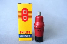 1 x NOS EK2, EK 2, PHILIPS, TRIOTRON, PHILIPS GROUP, OWN BOX, TESTED TUBE