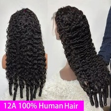 12A Burmese Curly Human Hair Wigs Brazilian Curls HD Lace Frontal Wig For Women