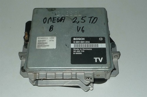 Steuergerät Motorsteuergerät Opel Omega B 2,5TD Bosch 0281001214 90492710
