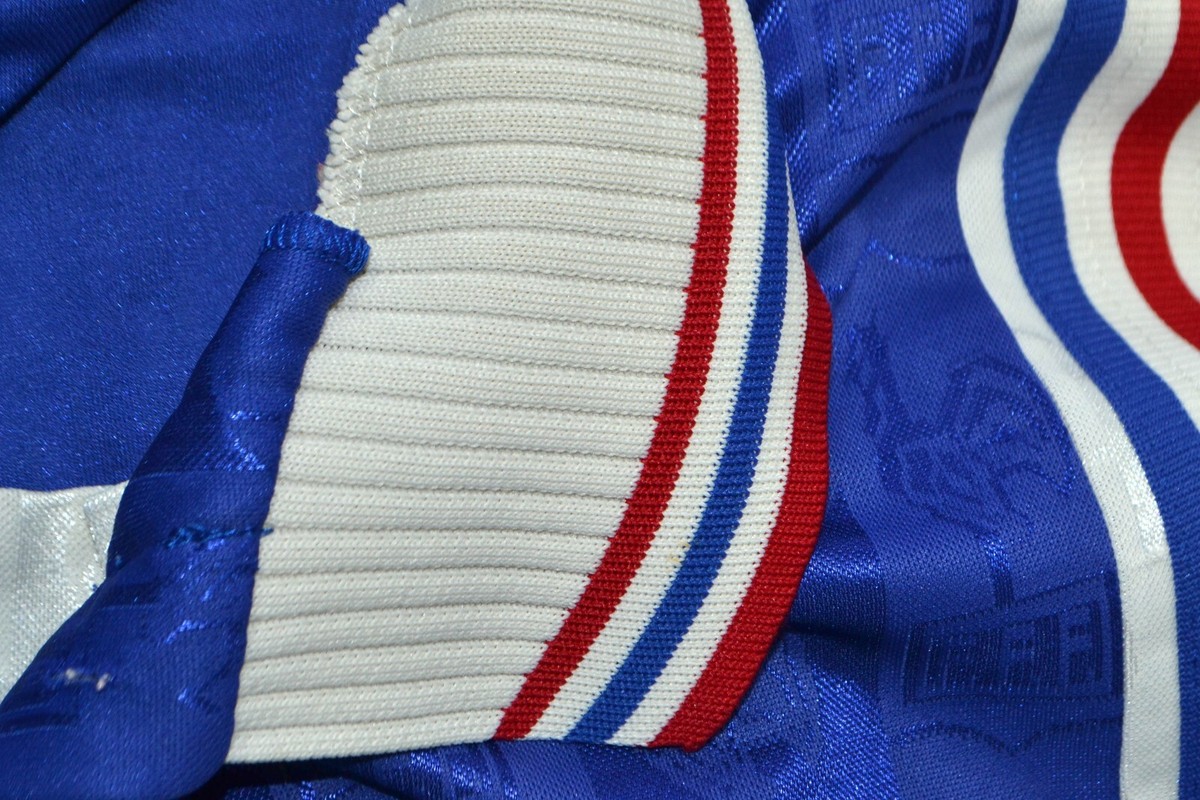 FRANCJA 1996/1998 DOMOWA KOSZULKA PIŁKARSKA JERSEY ADIDAS