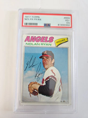 1977 Topps Nolan Ryan #650 PSA 3.5 California Angels
