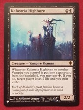 Magic The Gathering THE LIST KALASTRIA HIGHBORN black card MTG