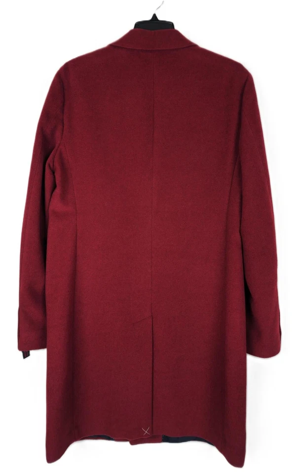 Tommy Hilfiger Men's Modern-Fit Addison Stretch Wool Blend Overcoat Red 40R NWT - Image 3 of 4