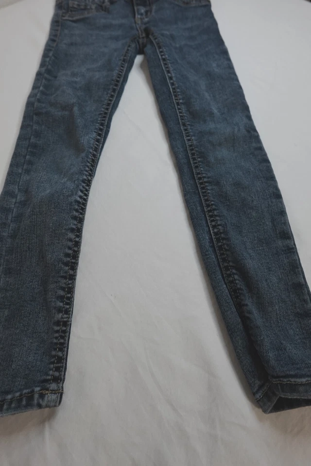 MUDD Skinny Blue Jeans Girls 6 stretch denim medium Wash adjustable waist EUC - Image 3 of 4