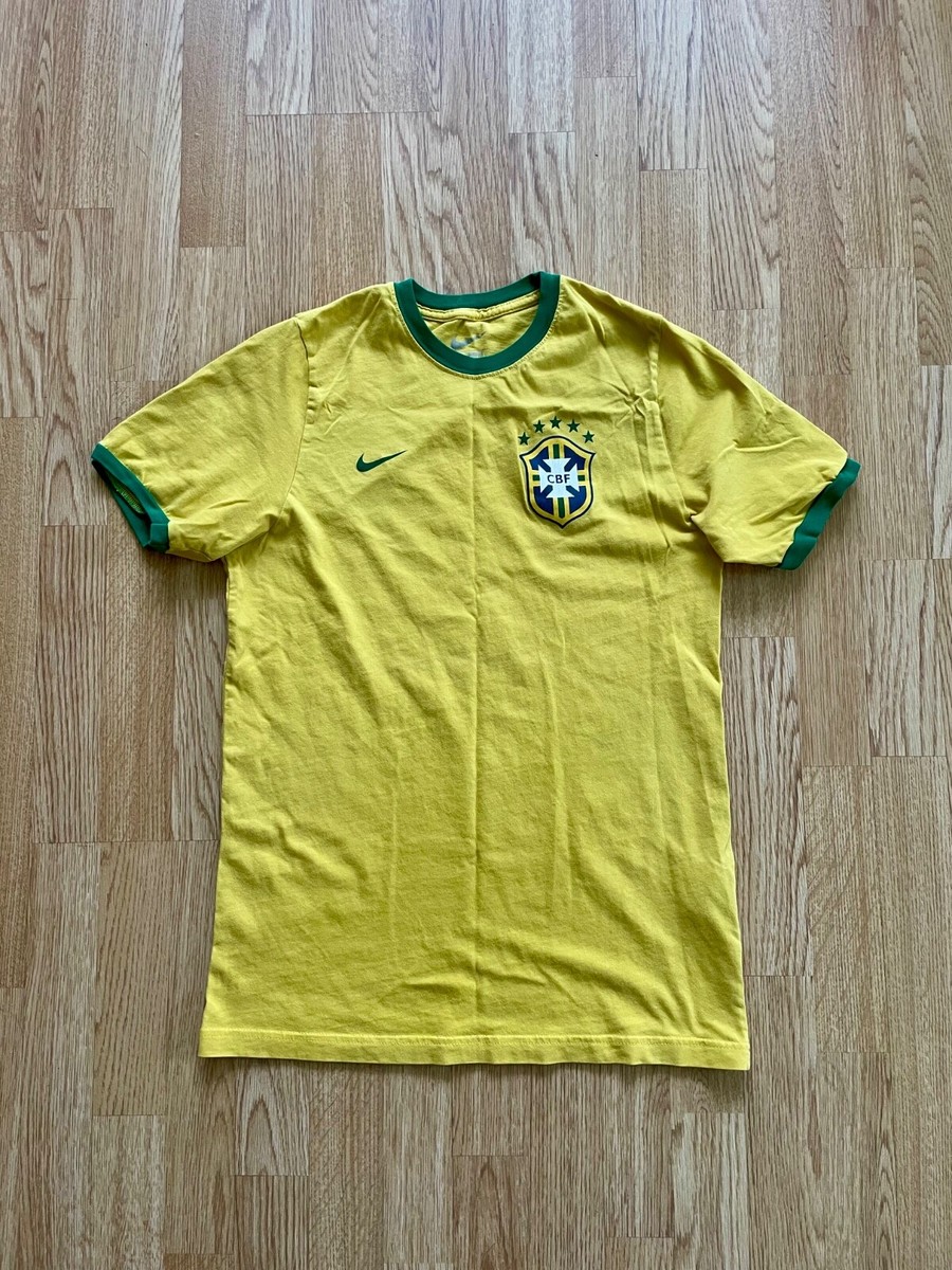NIKE Brazilian Football Confederation CBF Yellow Soccer Jersey