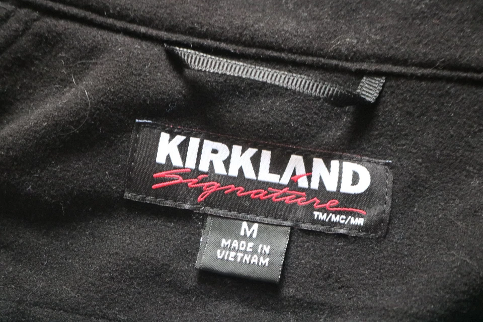 KIRKLAND Signature Men’s Full Zip UP Jacket Black Size M - Image 3 of 4