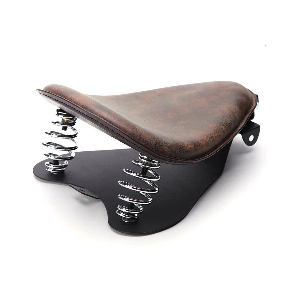 Driver Solo Seat Spring Base Bobber Saddle For Honda Rebel CMX 250 500 Bobber - Image 4 of 4