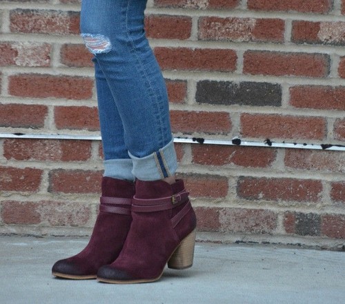 BP.NORDSTROM TANDEM SUEDE BURGUNDY 