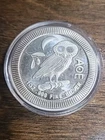 1 oz .999 silver coin Athenian Owl Ancient Greek Tetradrachm AOE Niue 2 dollar