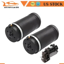 3PC Air Suspension Kit Air Spring & Compressor For Mercedes W251 R350 R500 06-13