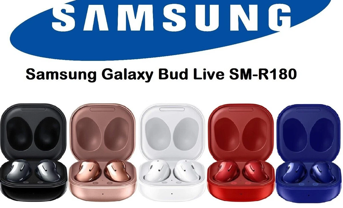 Samsung Galaxy Buds Live Headphones SM-R180 Full Set Mystic Bronze Black  Blue