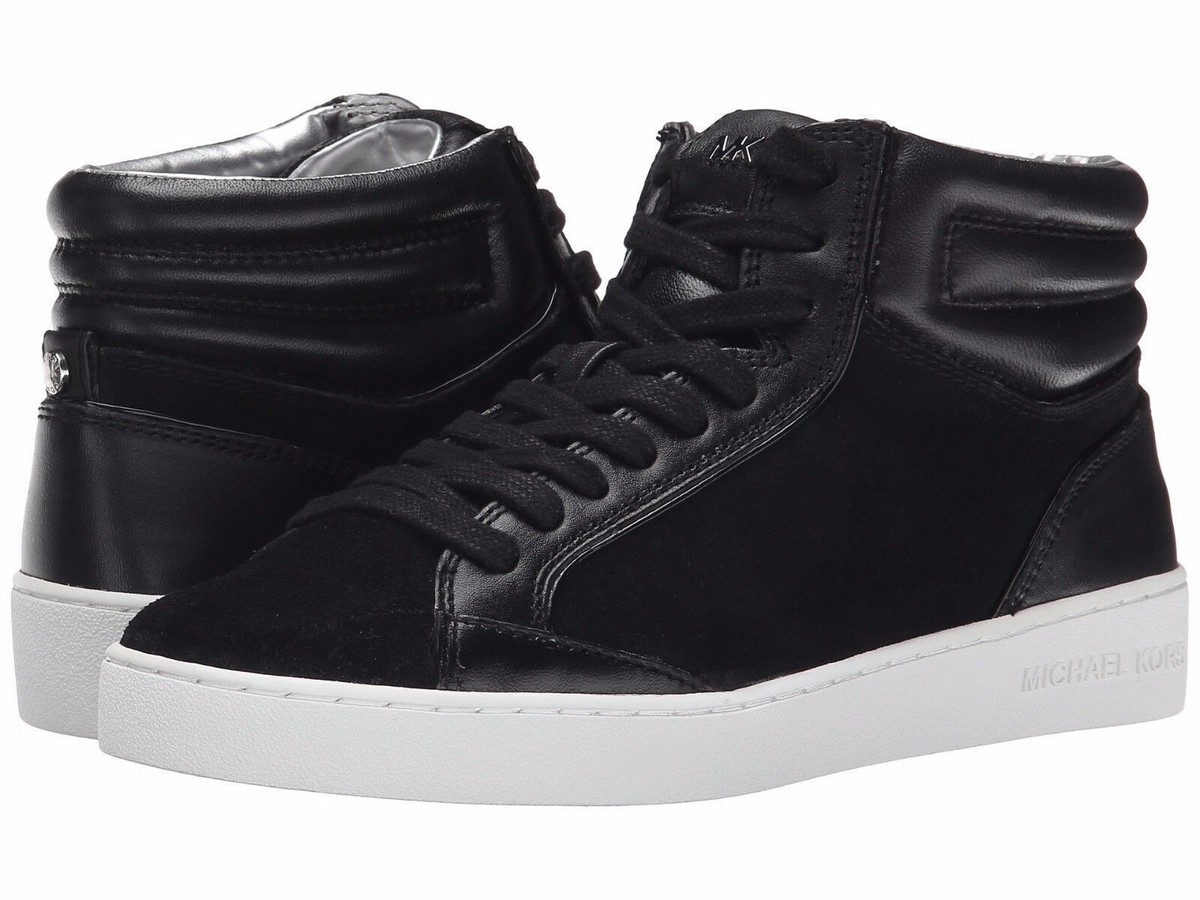 Michael Kors Paige Mid Hightop Sneakers Kicks Shoes sz