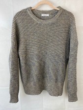 Per Una Metallic Grey Mermaid Jumper Size 22