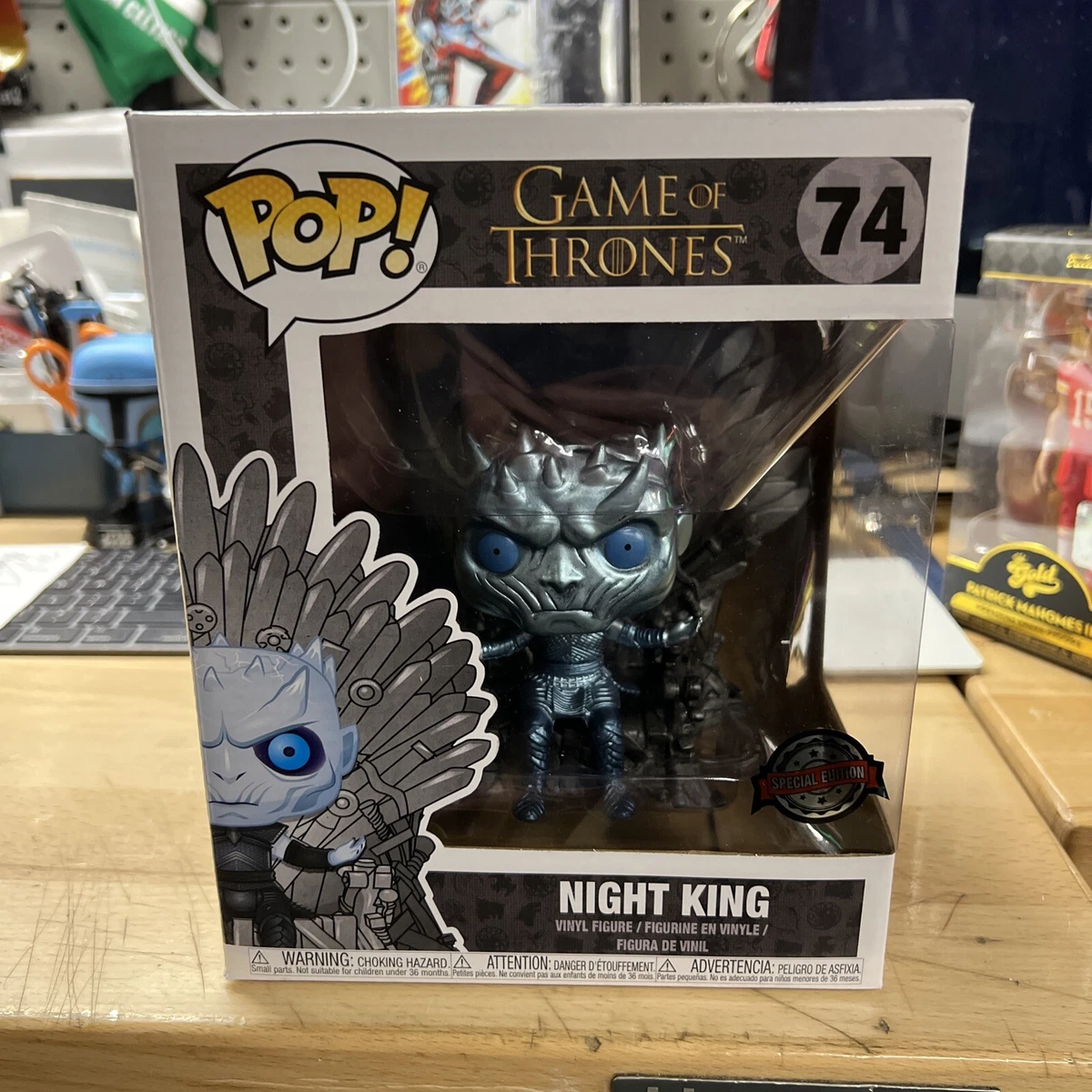 Metallic night king on throne sale funko pop