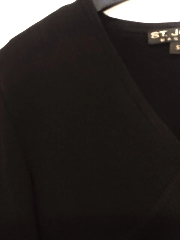 Suéter St John Knits Basics preto tamanho P vintage - Imagem 3 de 4