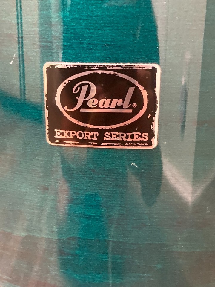 Pearl Export ELX 16x16 Floor Tom Drum late 1990's Teal Mist eBay