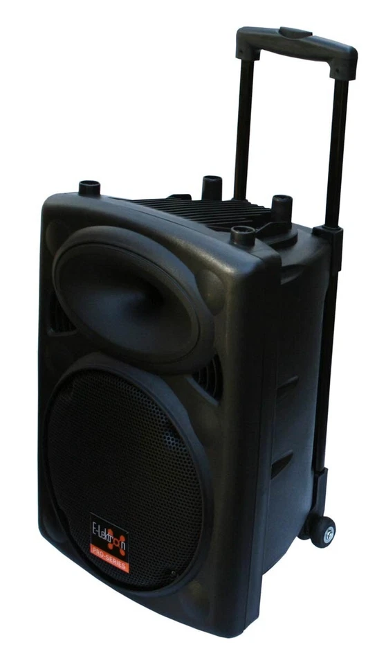 E-Lektron EL25-M 500W mobile PA Soundanlage Akku-MP3-USB-BT Mikrofon Roll-Koffer - Bild 3 von 4