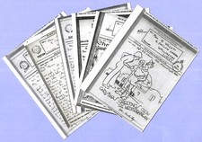 WW2 Airgraphs Letters Some Illustrated Christmas Capt Coleman RAMC To Ms Willett