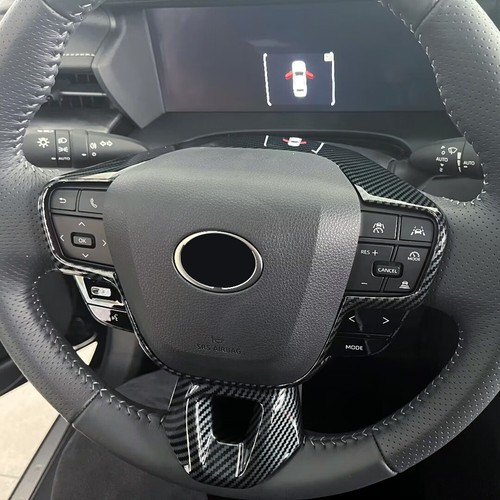 Carbon Fiber Inner Steering Wheel Cover Trim For 2016-2021 Honda Civic Si – Direct Fit, Black Carbon Look (60-Day Warranty)