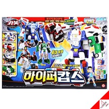 Hello Carbot HYPER COPS 4 Robots in 1 Box Full Set Transformer Robot Toy 2022