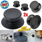 2pcs Kitchen Pot Lid Knobs with Screws and Metal Gaskets Saucepan Hand Grip Knob
