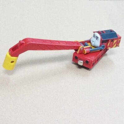 LOOSE FISHER THOMAS TAKE N PLAY DIECAST MAGNETIC TRAIN-ROCKY HEAD W/ LONG ARM