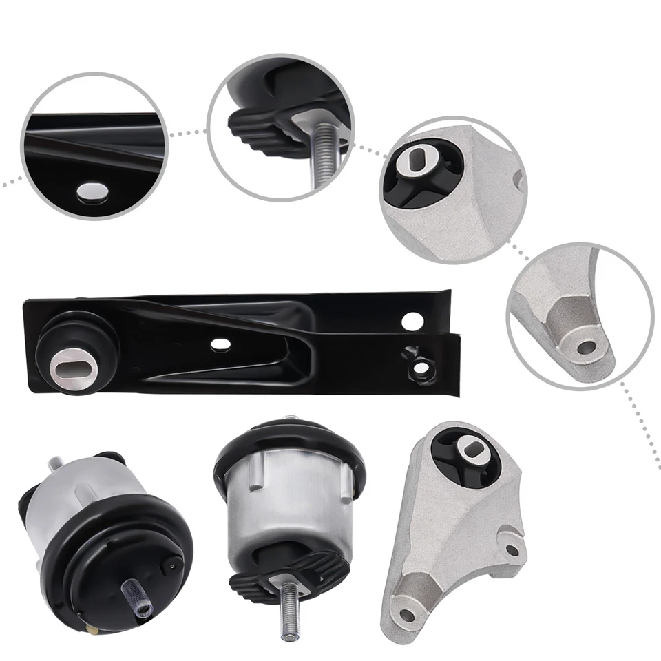 4pcs Engine Motor Mounts for 2008 Buick Enclave 3.6L / GMC Acadia 2007-2008 — 第 3/4 张图片