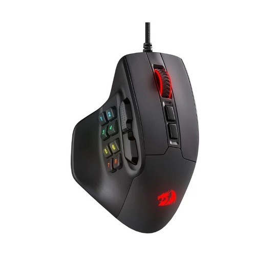Redragon M811 Aatrox MMO Gaming Mouse 15 Programmable Buttons Wired RGB Gamer - Picture 2 of 12