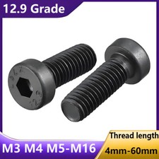 Allen Bolt Socket Cap Screws Hex Head 12.9 Grade Carbon Steel M3 M4 M5 M6 M8-M16