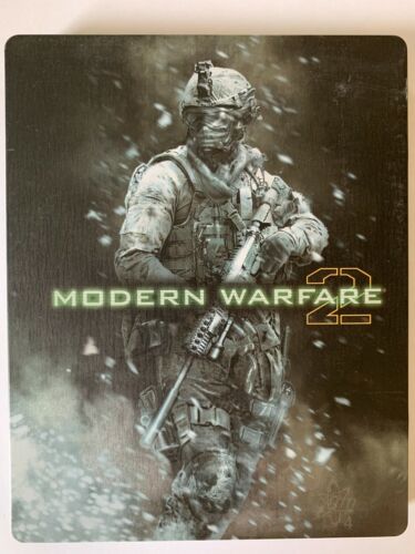 PS3 Call Of Duty Modern Warfare 2 Boîtier en Métal PLAYSTATION 3 Bestseller USK - Photo 1/3