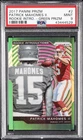 2017 PANINI PRIZM ROOKIE INTRODUCTIONS GREEN #2 PATRICK MAHOMES II RC PSA 9