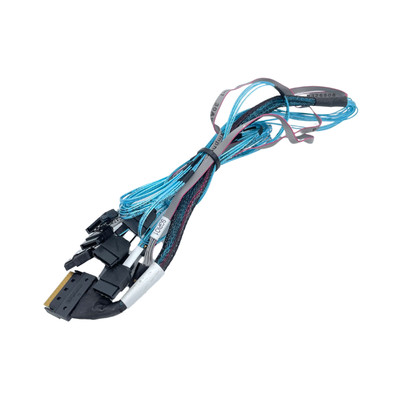 Amphenol 26II-IC5407-7500-SB / RSL74-9693 Slimline SASx8 (SFF8654) -to- 8 SATA 7