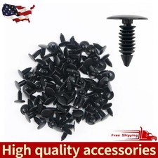 100 Pcs 8mm Bumper Clips Auto Car Hole Plastic Rivets Fastener Fender Push Pin 100 Pcs 8mm Bumper Clips Auto Car Hole Plastic Rivets Fastener Fender Push Pin