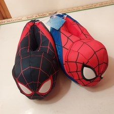Marvel Spiderman Fluffy Slippers Kids SZ 4/5