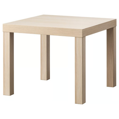 LACK Beistelltisch modern quadratisch elegant perfekt für kleine Räume Wohnzimmer 55x55cm
