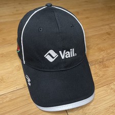 VTG Vail Volvo Mountain Dew Sprint Black Staff Y2K Strapback Dad Hat Unisex NICE