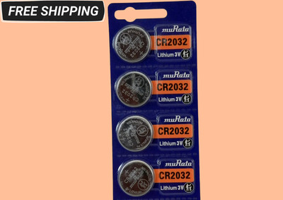 CR2032 - Lithium 3V  MURATA- Exp. 2034 /  4 Pcs.