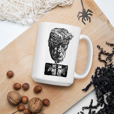 Donald Trump Arrested Mug. Lock Him Up! White Glossy Ceramic. 11, 15 &20oz sizes