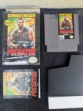 Predator Schwarzeggee Nintendo NES CIB Game Box Manual 