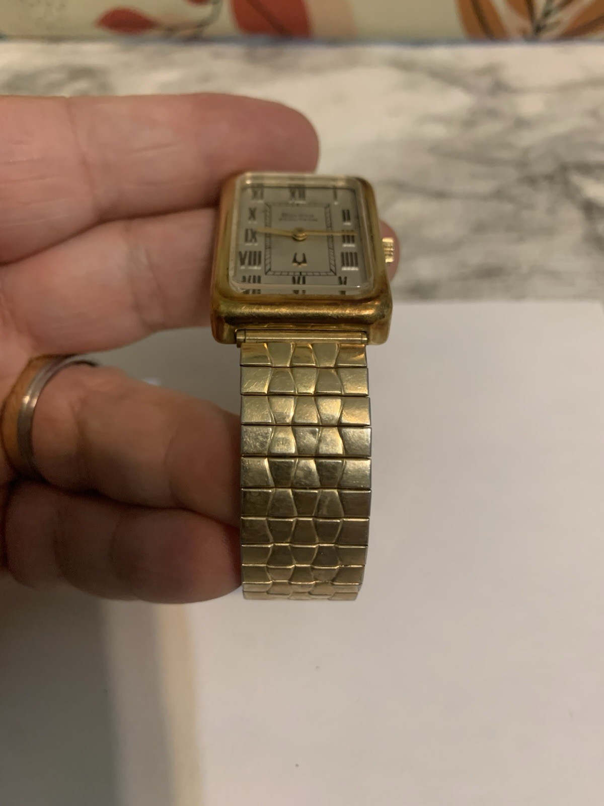 Bulova Accutron 10k RGP N4 Watch For Parts Or Repair