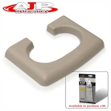 Beige Center Console Bench Seat Cup Holder Arm Rest Pad For 2004-2014 Ford F150
