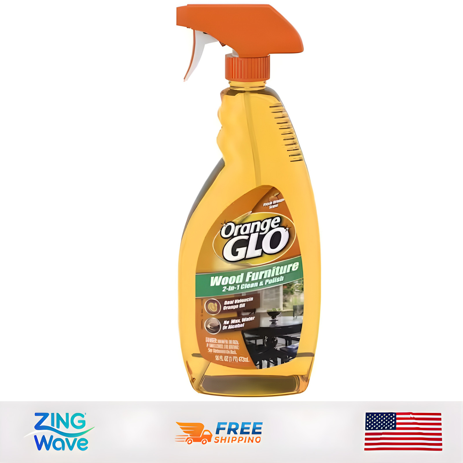 Clean & Polish Spray 16oz Shine Protect New