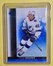 2022-23 Upper Deck SP Hockey BLUE PARALLEL Rookie Cole Koepke RC Lightning #126