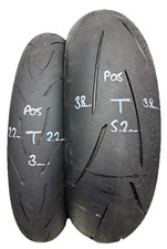 Metzeler Racetec RR K3  120/70zr17 & 180/60zr17 Pair Part Worn Tyres P10