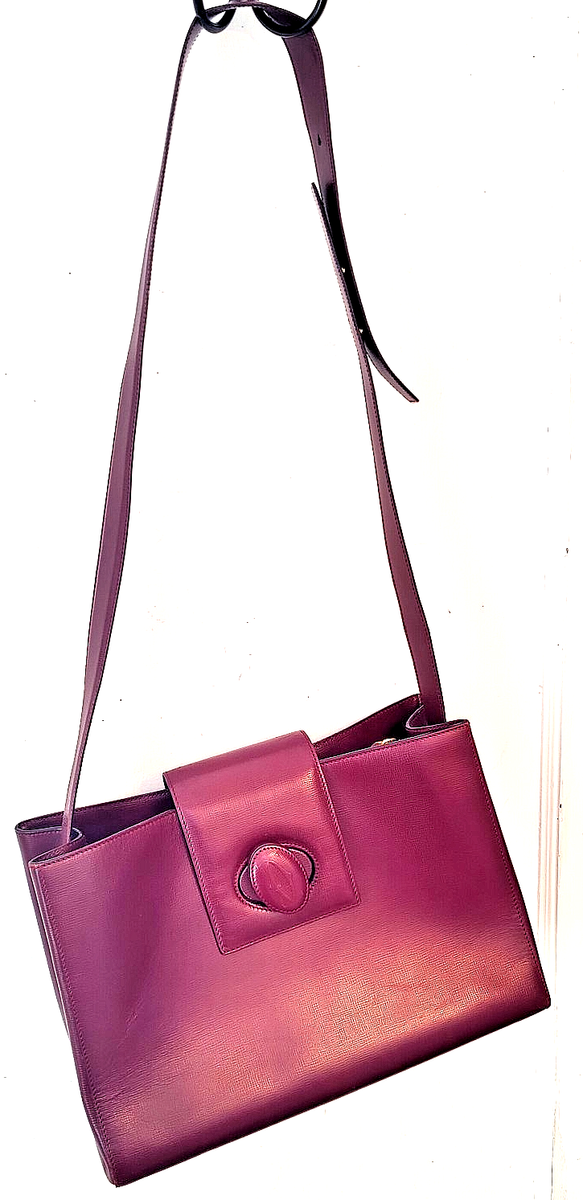 CARTIER Must de Cartier Shoulder/Crossbody Bag Bordeaux Authentic
